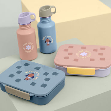 Lässig Gourde en acier inoxydable Pattern Party rose/lilas 500 ml