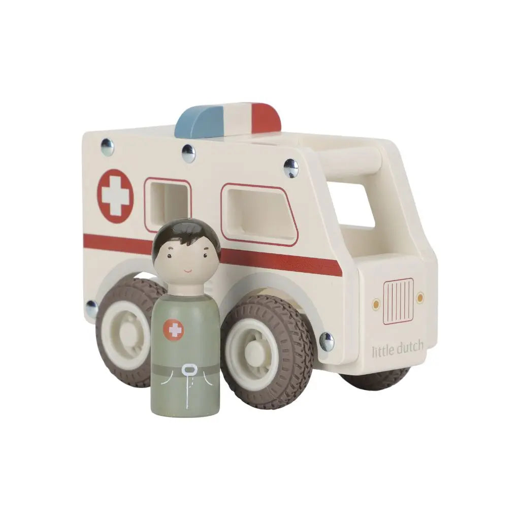 Little Dutch Houten Ambulance