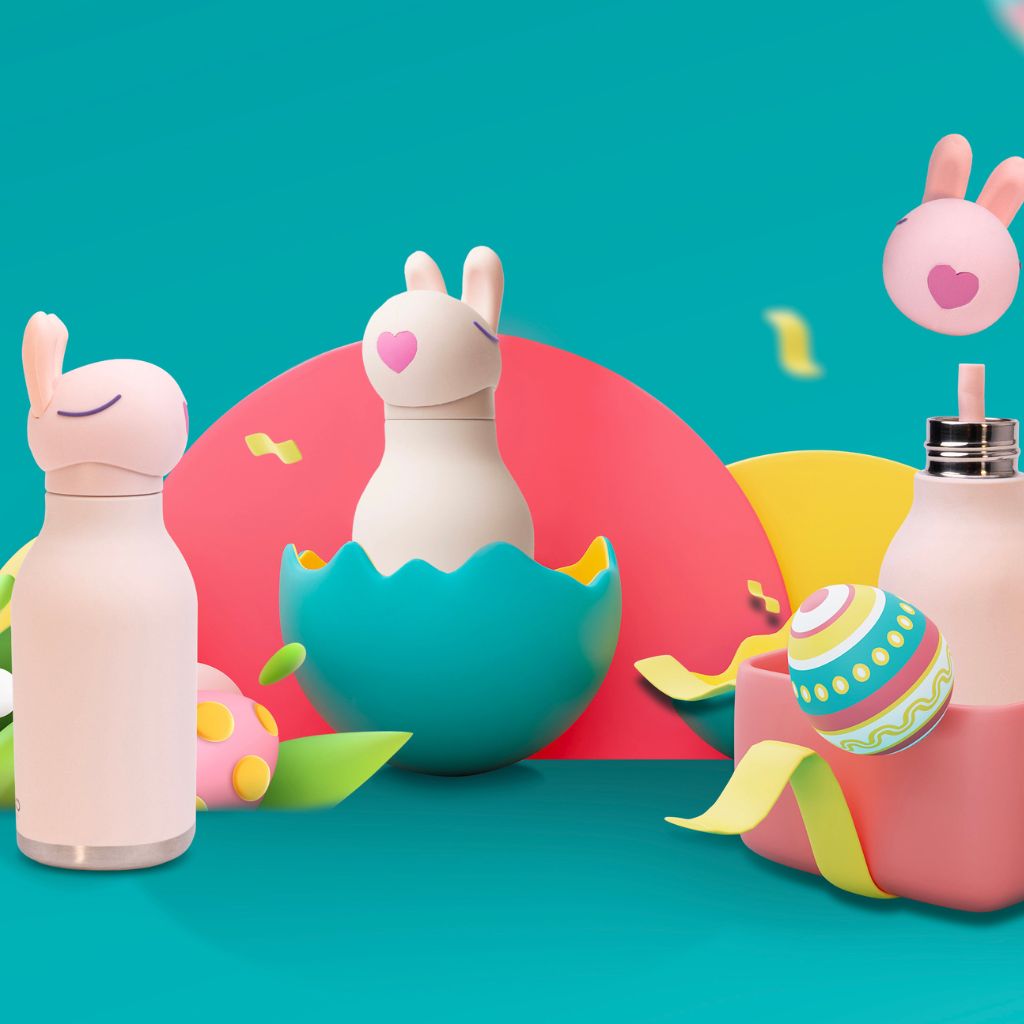Asobu Gourde isotherme Bestie Bunny 460 ml