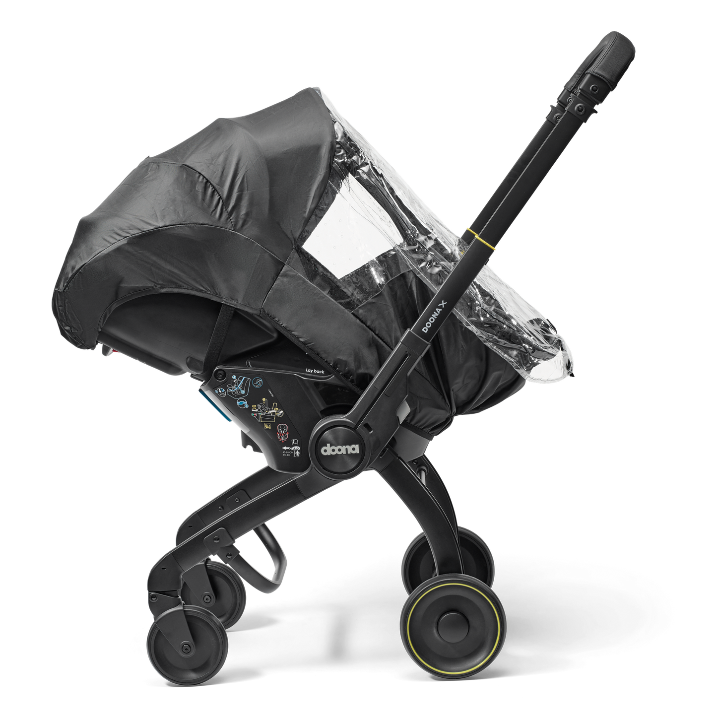 Doona Regenhoes voor draagbare autostoel X transparant