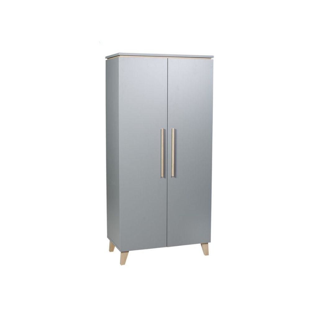 Transland Armoire 2 portes Steffi gris
