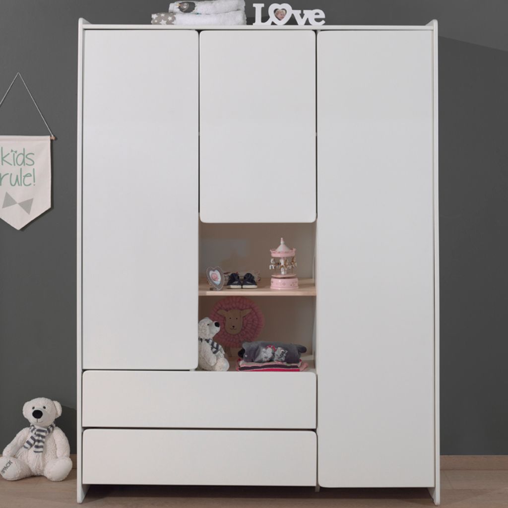 VKS: 2-delige Babykamer Kiddy (Bed 5036501 + 3-deurs kast 7188101)