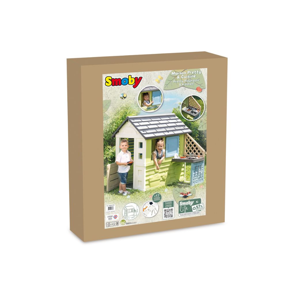 Smoby Speelhuisje met keuken Pretty