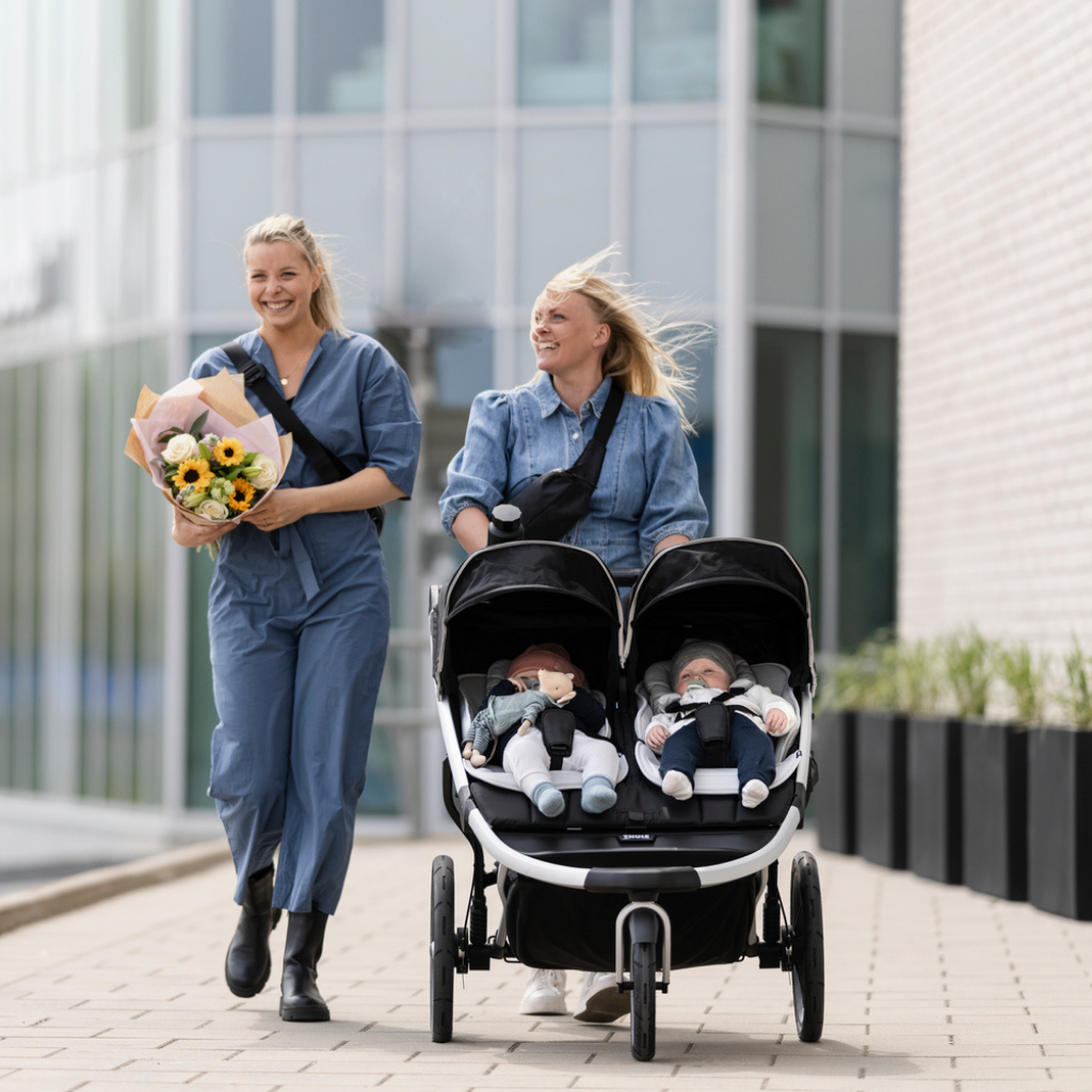 Thule Newborn inlay voor kinderwagen Soft Grey