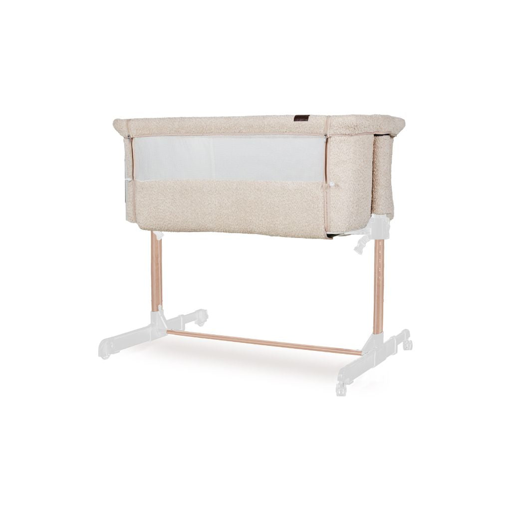 Quax Co-sleeper Side-by-Side Sheep hout incl matras 50x84cm afnb bekleding