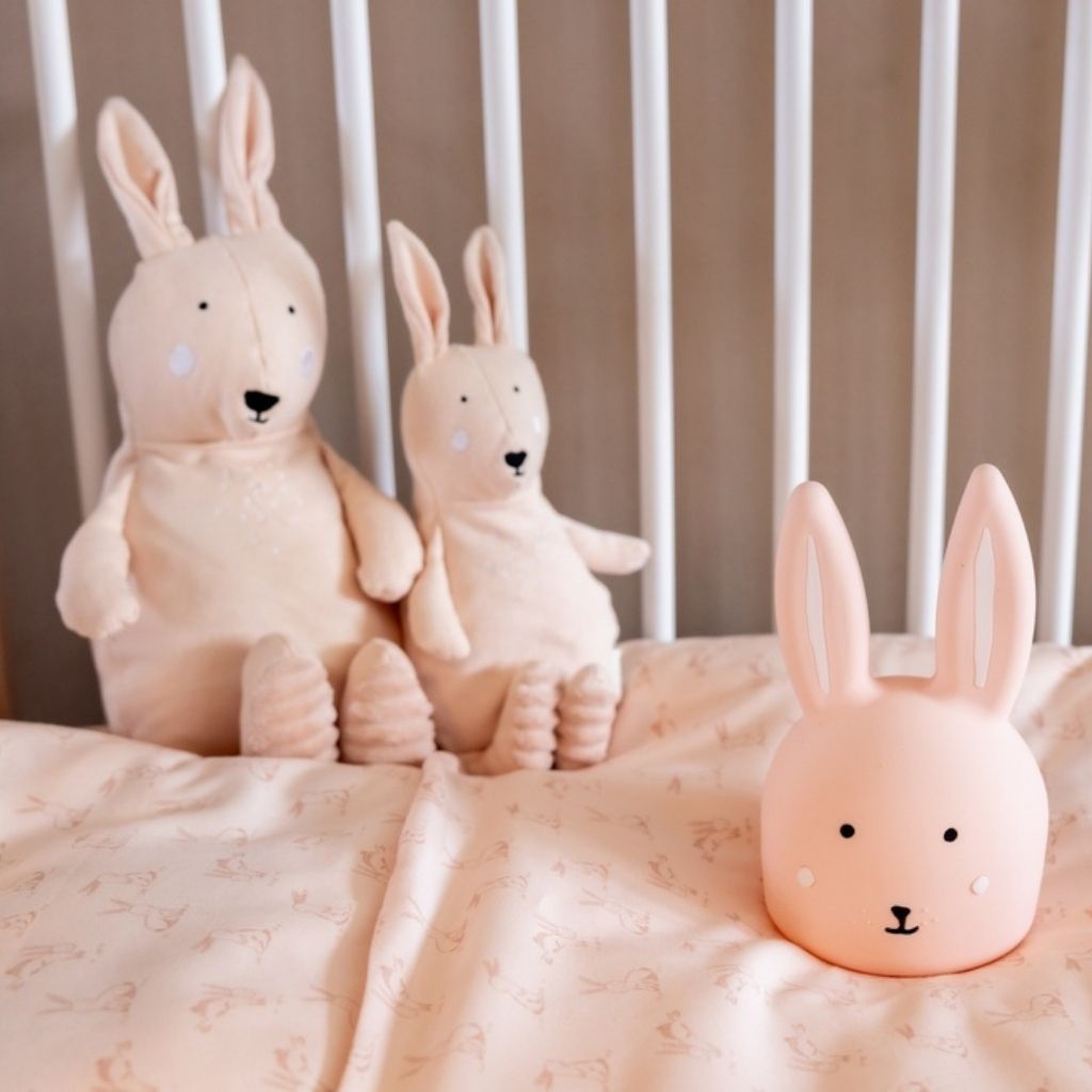 Trixie Veilleuse Mrs. Rabbit rose