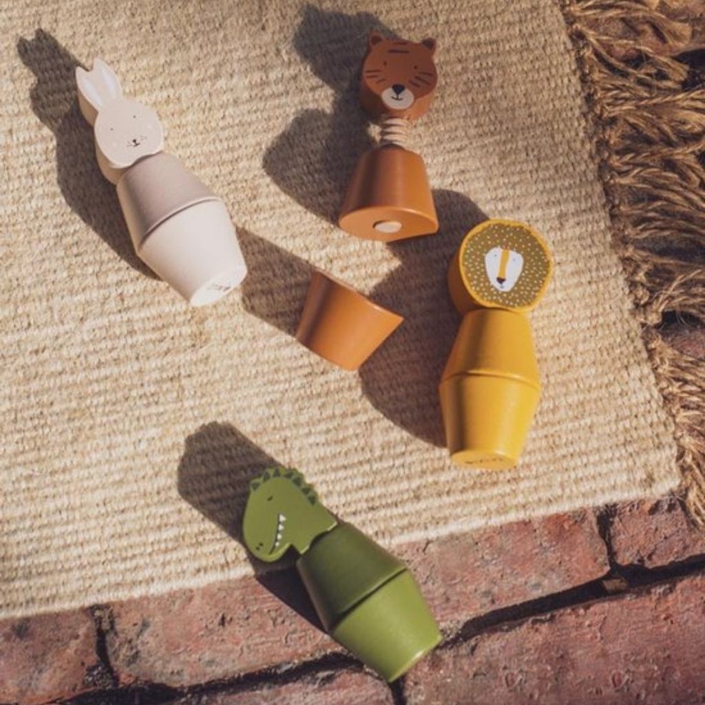 Trixie Jouet d'activité Animaux à vis en bois