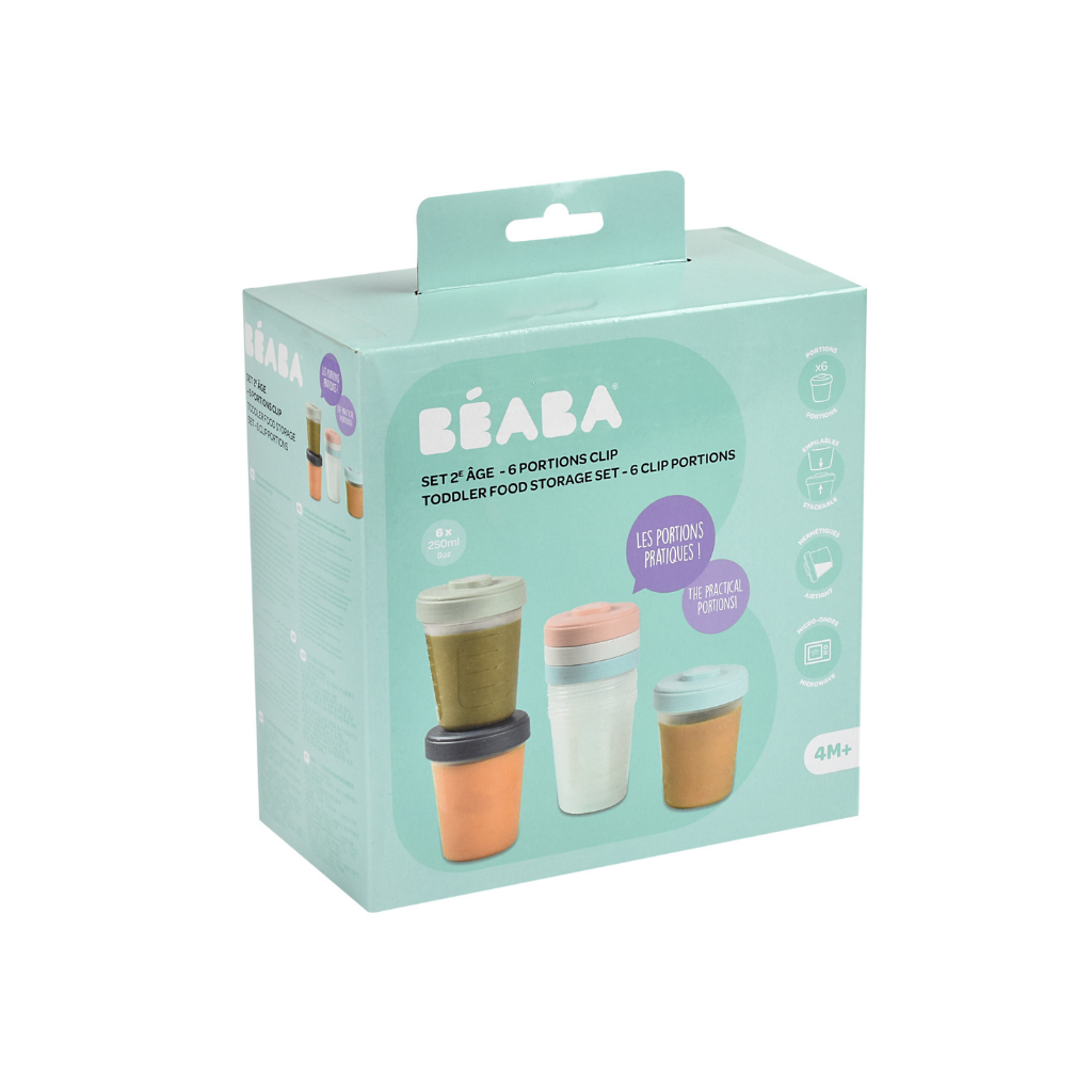 Béaba Pot de conservation 2e âge 250 ml - 6 pièces