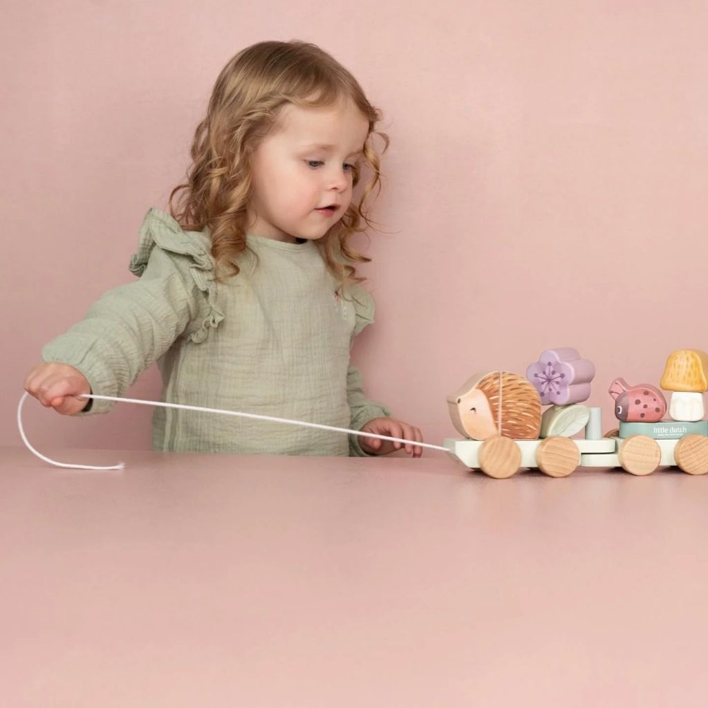 Little Dutch Train à blocs Fairy Garden Hérisson