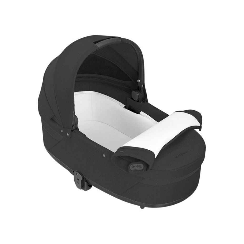 Cybex Poussette Balios S Lux Moon Black + nacelle