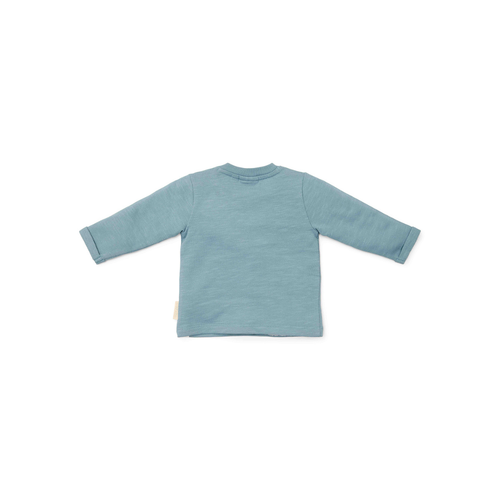 Little Dutch T-shirt met lange mouwen Forest Friends Stone Blue