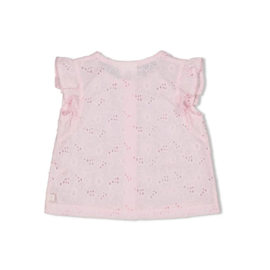 Feetje Top + short broderie Summer Woven m 68 Lilac Meisjes