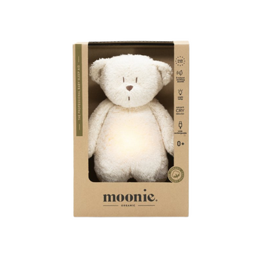 Moonie Peluche lumineuse avec sons The Humming Bear Polar 28 cm
