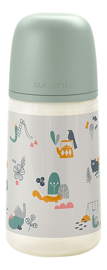 Suavinex Zuigfles A walk in the park Medium Flow Green 270 ml