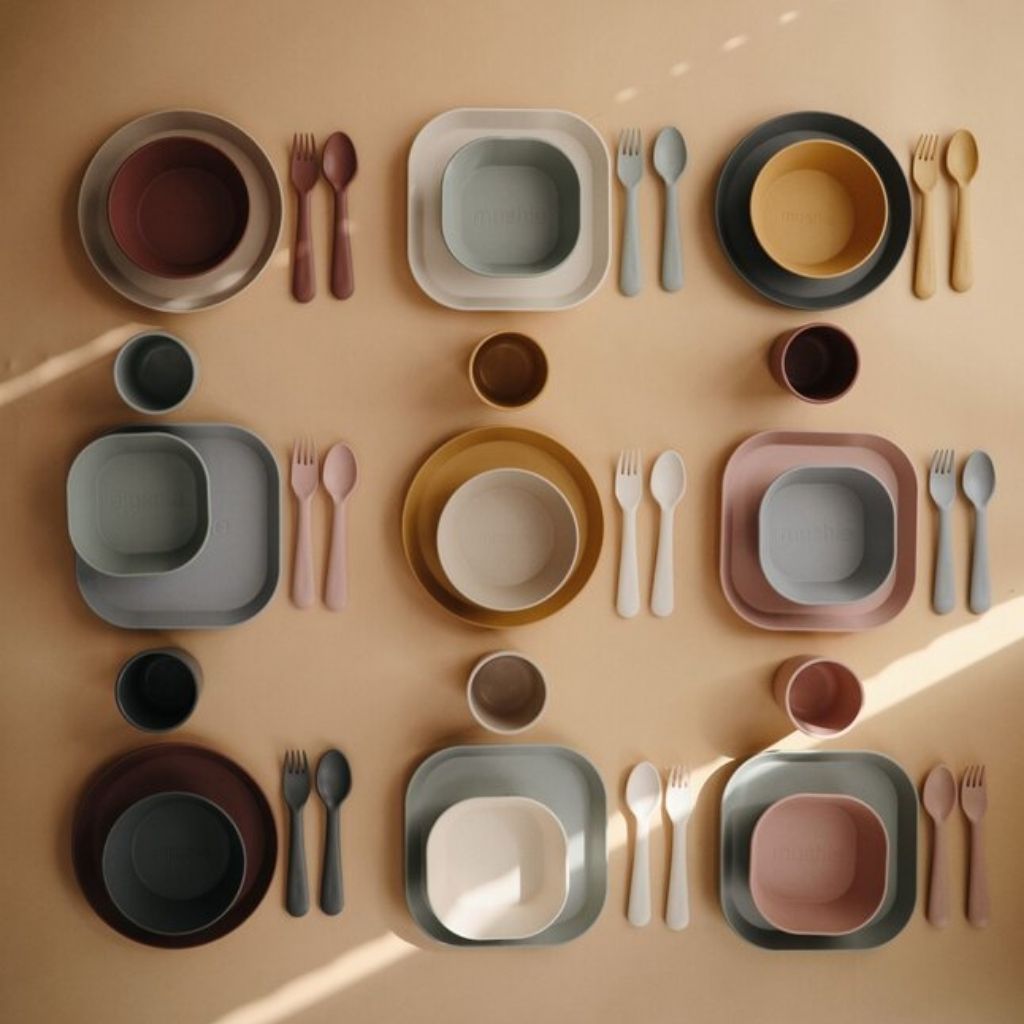 Mushie Assiette Cloud - 2 pièces