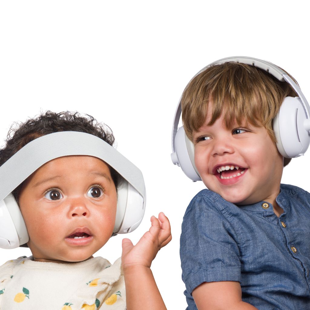 Dooky Gehoorbescherming 2-in-1 Voor Baby en Peuter wit