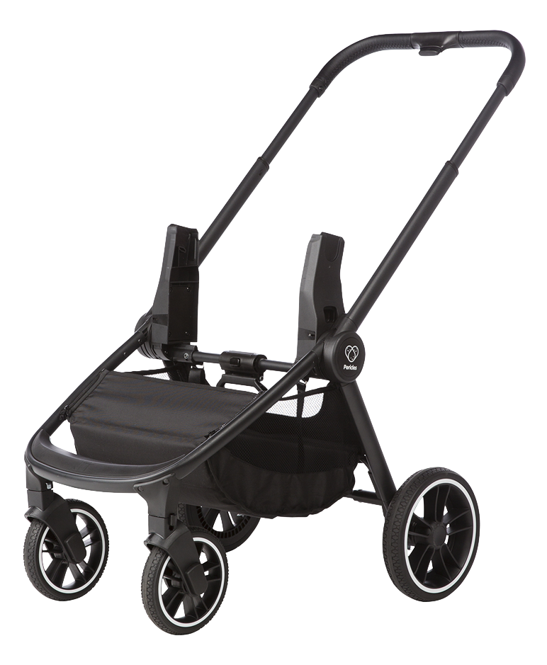 Pericles Poussette 2 en 1 + adaptateurs Crios 3.0 Lava Grey