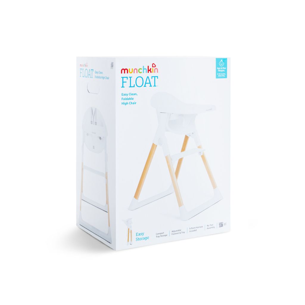 Munchkin Eetstoel Float wit