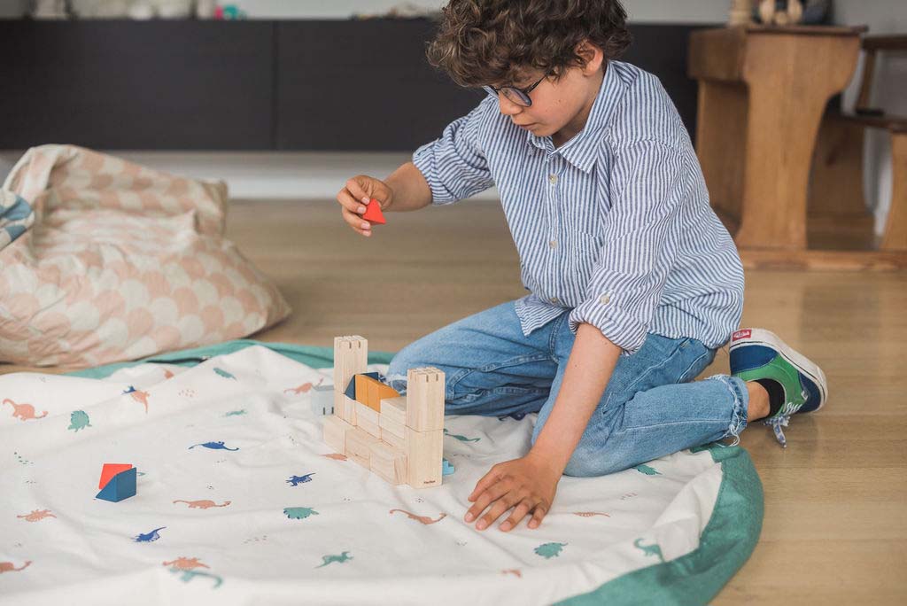 Play&Go Couverture de jeu /sac de rangement Dino
