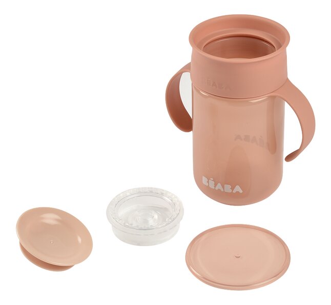 Béaba Oefenbeker 360° roze 340 ml