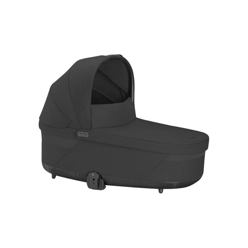 Cybex Poussette Balios S Lux Moon Black + nacelle