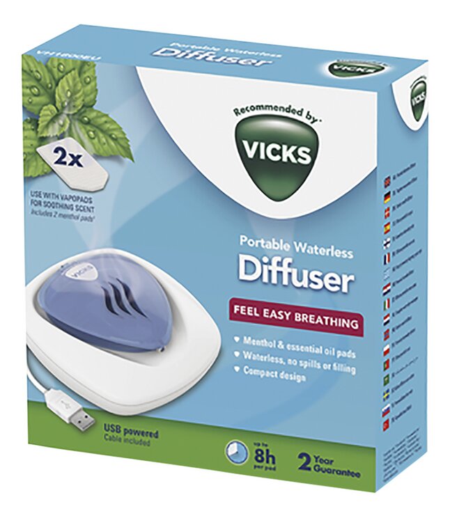 Vicks Diffuseur de parfum Mentol
