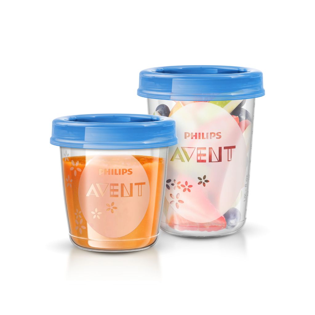 Philips AVENT 20 bewaarpotjes van 180 ml en 240 ml