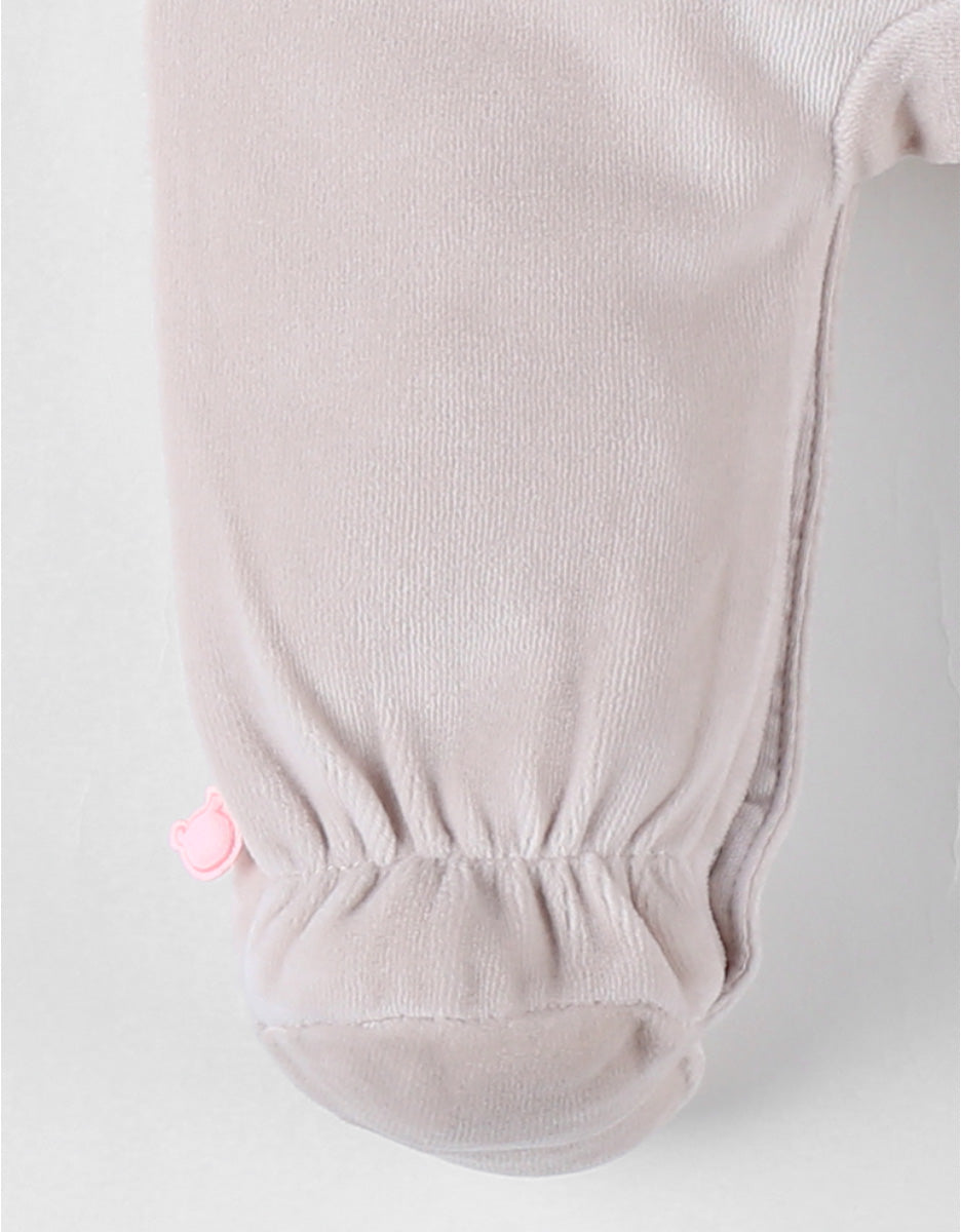 Noukie's Pyjama en velours Bali beige