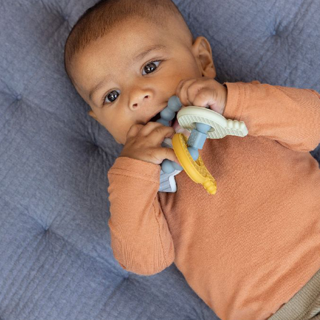 Little Dutch Bijtspeeltje Sleutelbos blauw