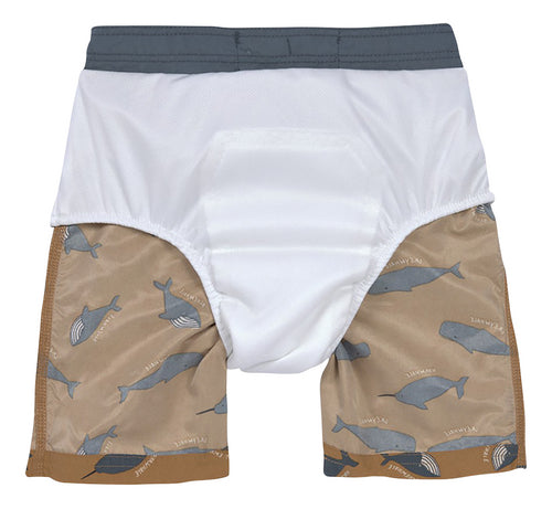 Lässig Zwemshort Whale Caramel