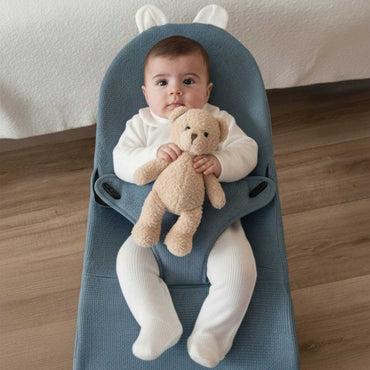 Fun*das bcn Hoes voor relax Baby Björn Beer Mini Waffle Azul Blue