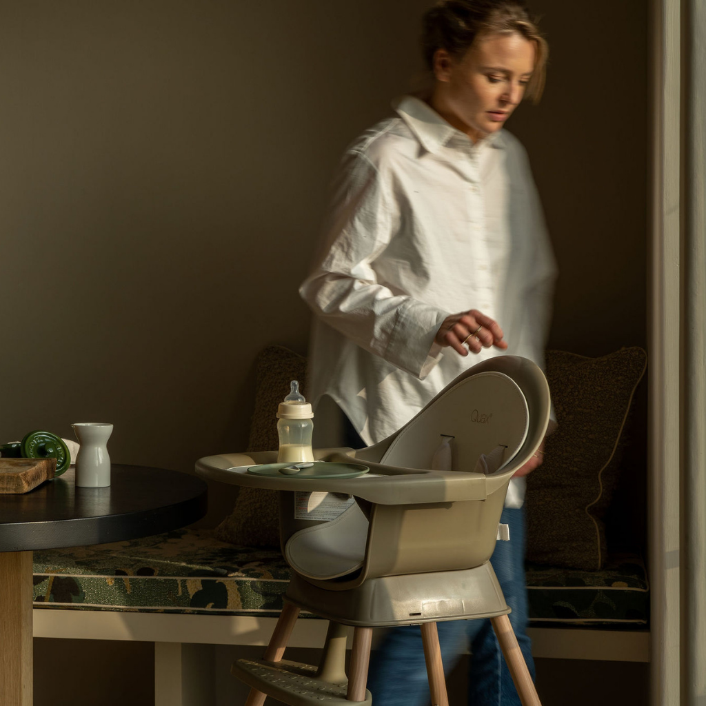 Quax Eetstoel evolutief Ultimo 3 Luxe Tijm-Naturel