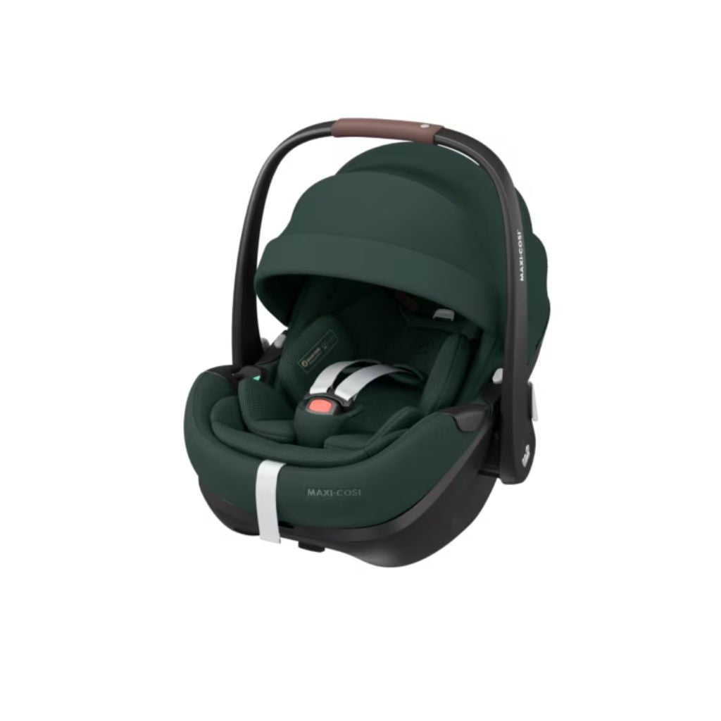 Maxi-Cosi Kinderwagen 4-in-1 Fame Twillic Green + draagmand + Autostoel Pebble 360 pro 2 + basis Familyfix 360 Pro