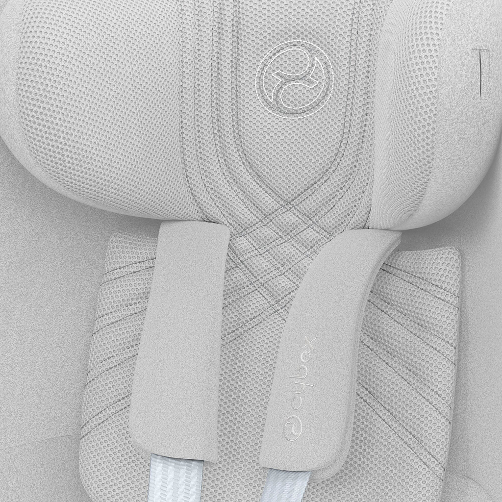 Cybex INFO autostoel GR0+ Sirona T i-Size Tissu Plus - Platinum White