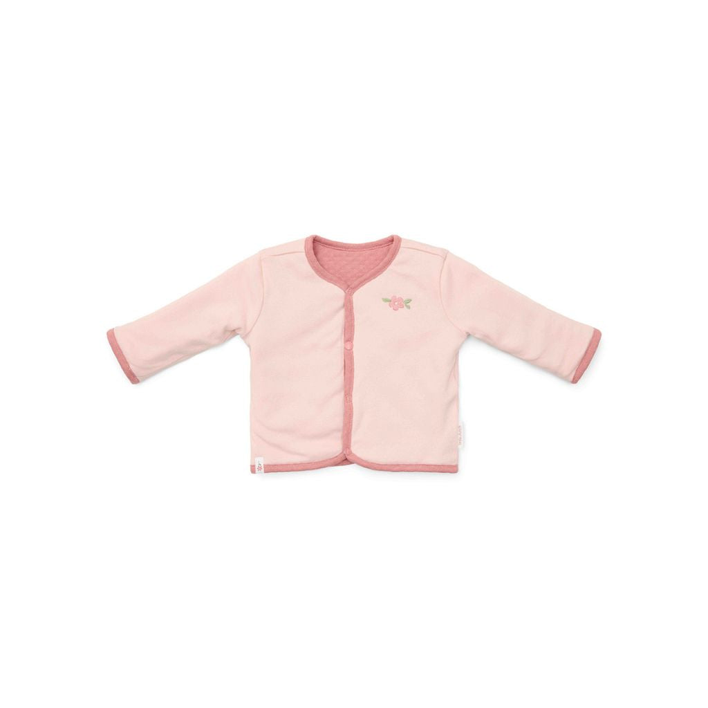 Little Dutch Jasje omkeerbaar Fairy Garden Pink Blush