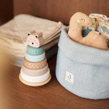 Jollein Panier de rangement Commode Cosy Knit Sea Green