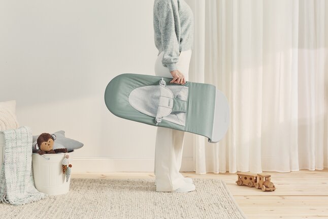 BabyBjörn Relax Balance Soft Sage/Jersey lichtgrijs