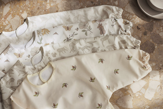 Jollein Bavoir à manches Animals Waterproof Olive Green