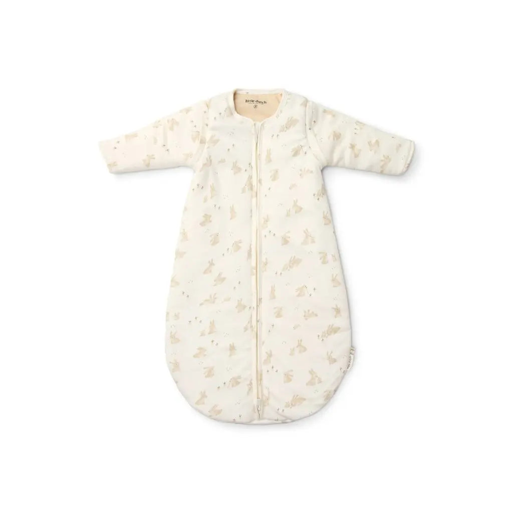 Little Dutch Slaapzak winter Newborn Naturals Baby Bunny wit