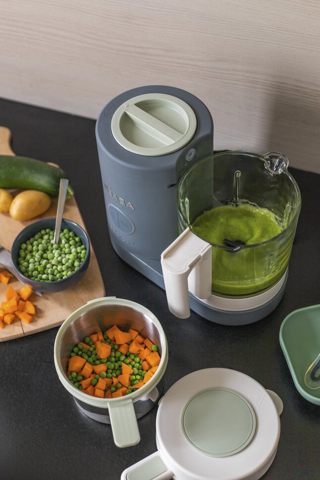 Béaba Stoomkoker-mixer Neo® Mineral Grey