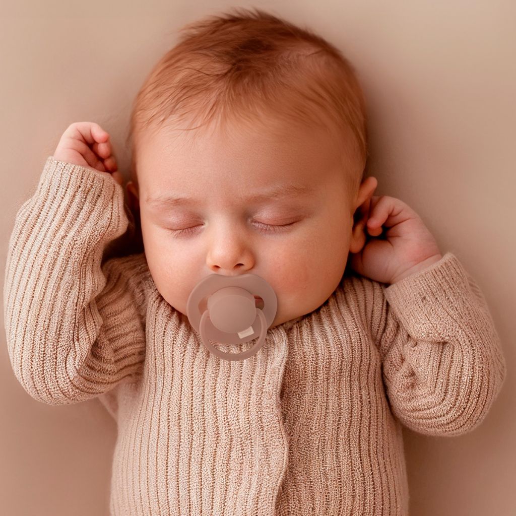 Difrax Fopspeen 18 maanden + LOVI Dynamic Prime Nude/Blush - 2 stuks