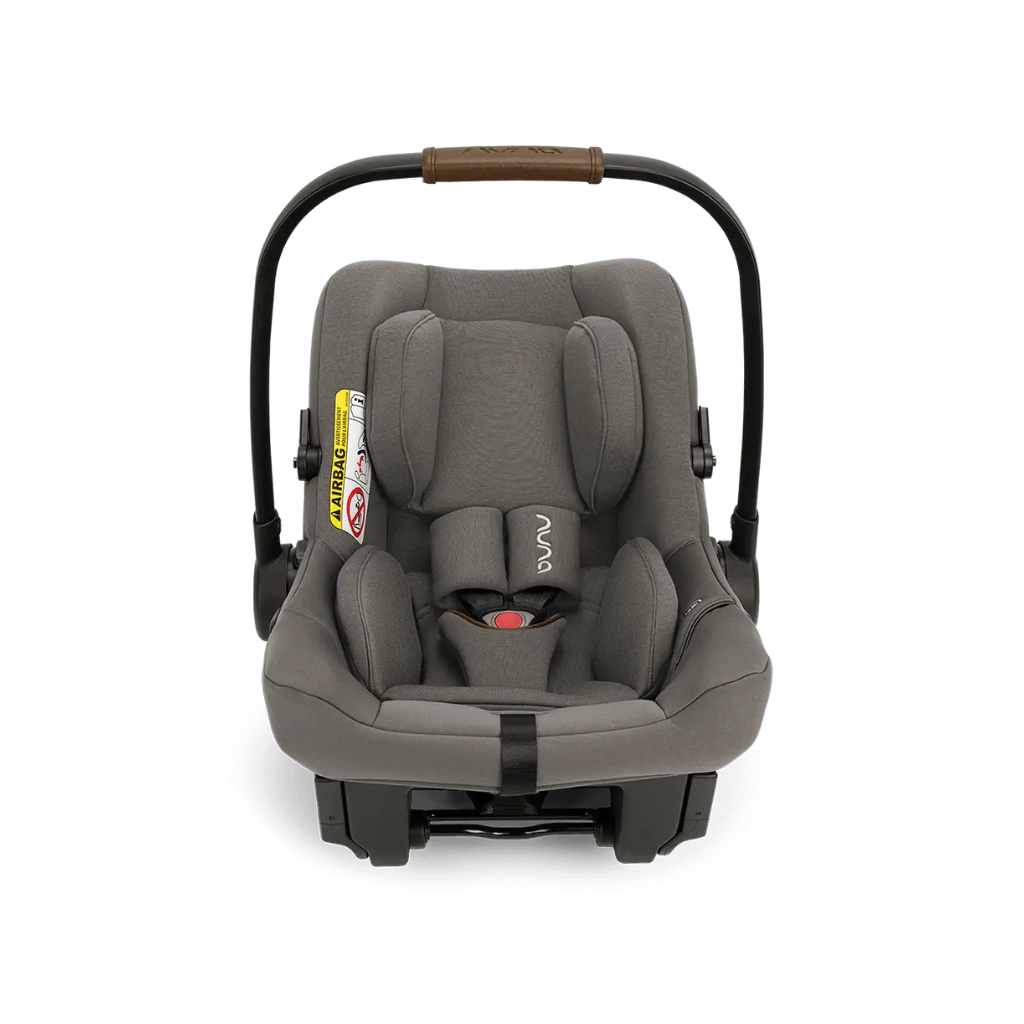 Nuna Siège-auto portable Pipa™ urbn Groupe 0+ Granite (cuir Cognac)