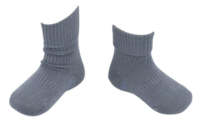 KipKep Blijf-Sokken Denim Blue - 2 stuks