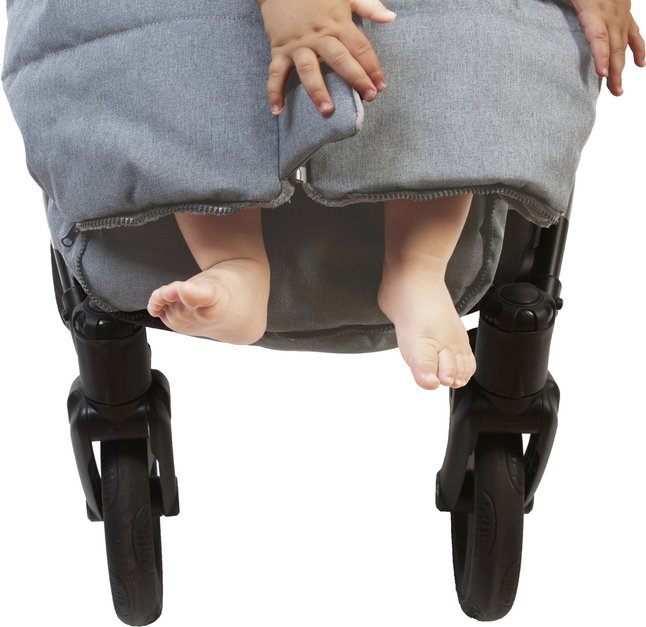 Bo Jungle Chancelière pour poussette B-Thermo light grey