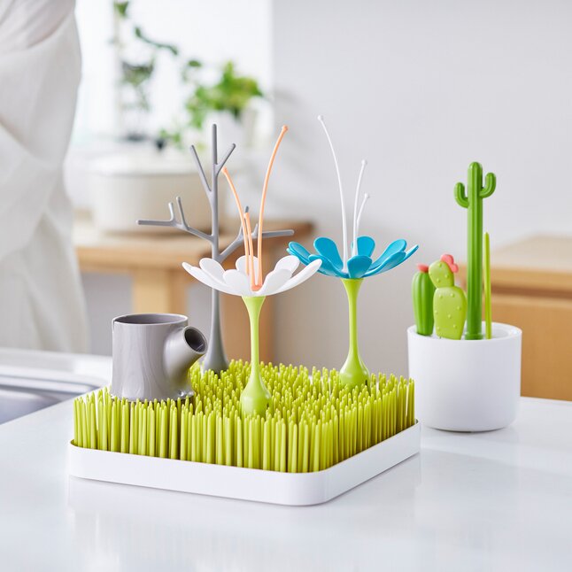 Boon Fleur pour égouttoir Grass Stem bleu