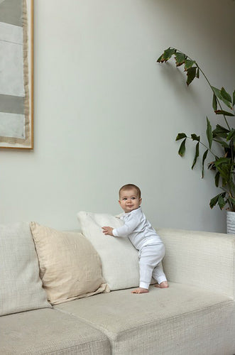 Feetje Pyjama Wafel grijs