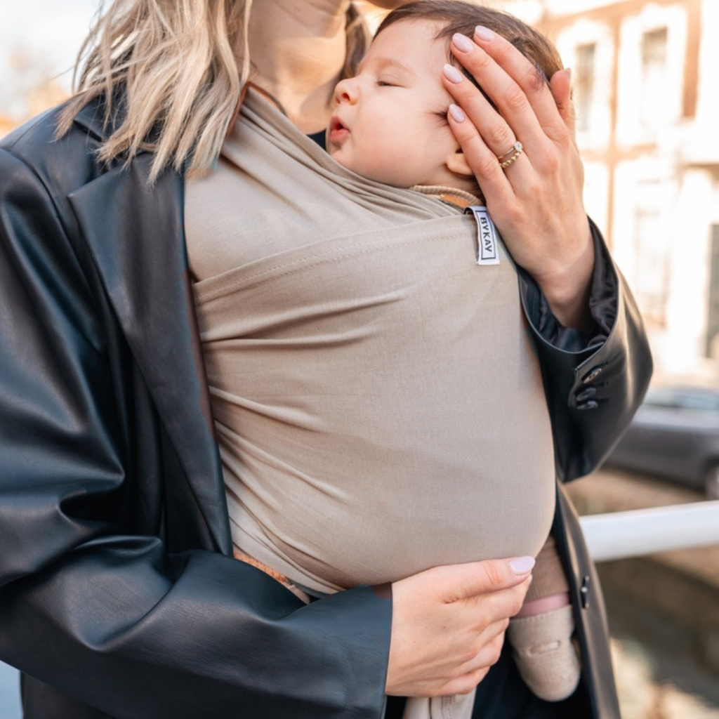 ByKay Écharpe porte-bébé Stretchy Wrap Deluxe Sand