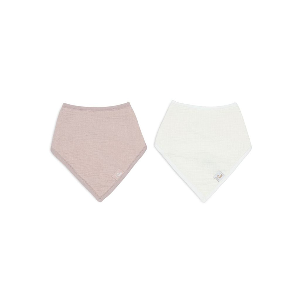 Jollein Bandana slab Wild Rose, Oatmeal - 2 stuks