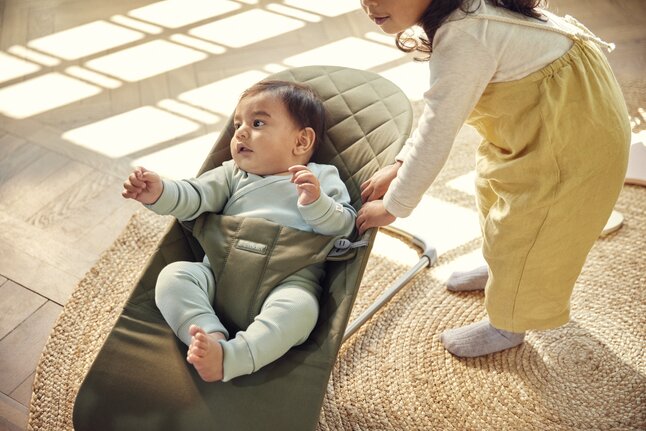 BabyBjörn Relax Bliss Classic Quilt donkergroen