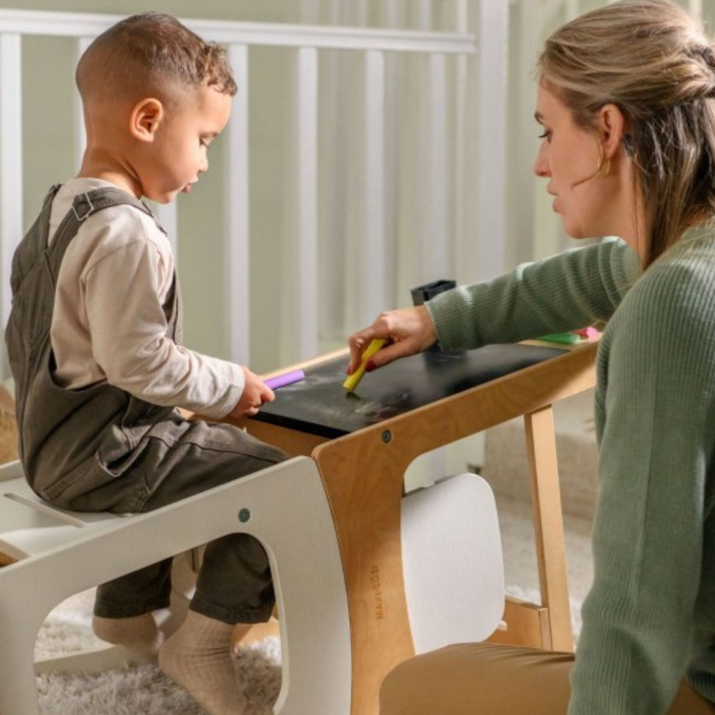 Maxi-Cosi Siège pour bébé Tour d'apprentissage Toucan 3-en-1 Natural Wood